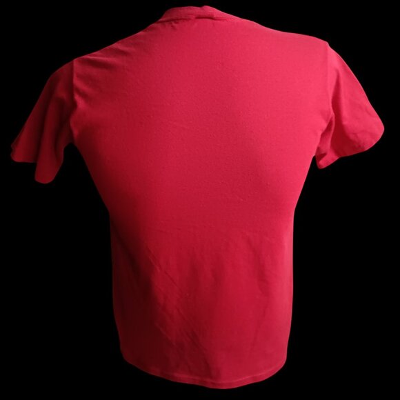 Men's Small Vintage T-shirt Single Stitch Mesh Ringer "8" 1980's Nylon USA Indy - Picture 3 of 7